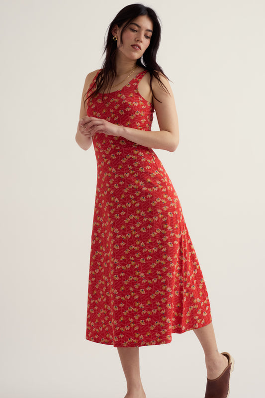 Abito midi in jersey Sun Gleam