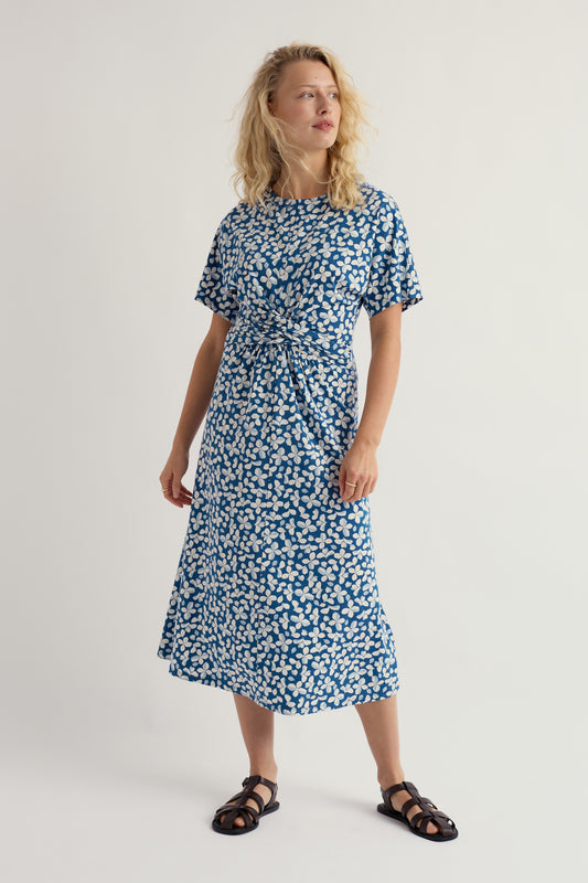 Abito midi in jersey Water Mint