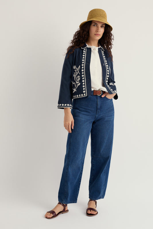 Giacca Sand Martin Ricamata a Fiori