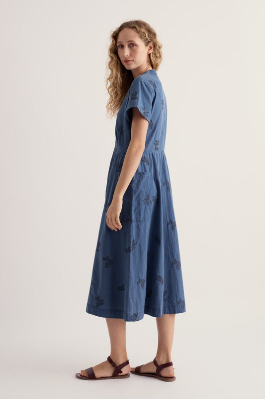 Robe chemise brodée Fowen