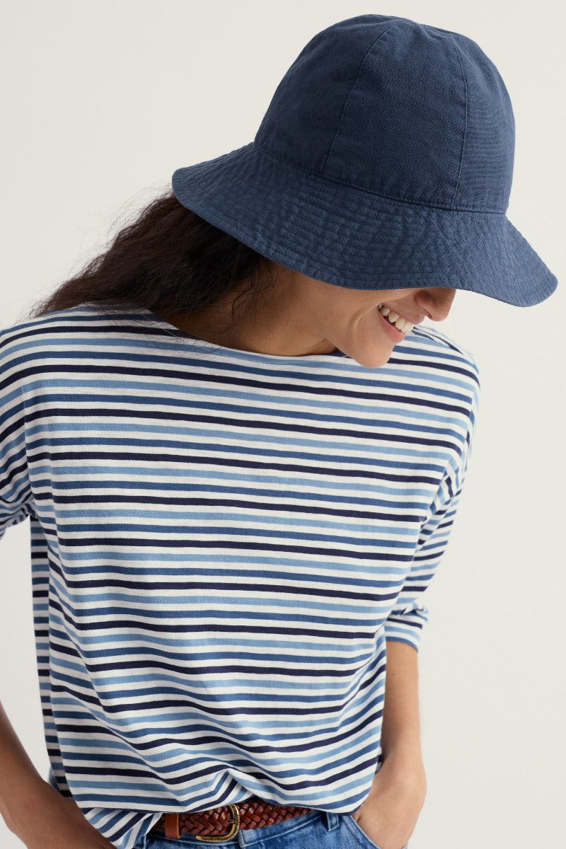 Cappello da sole Celia in cotone riciclato