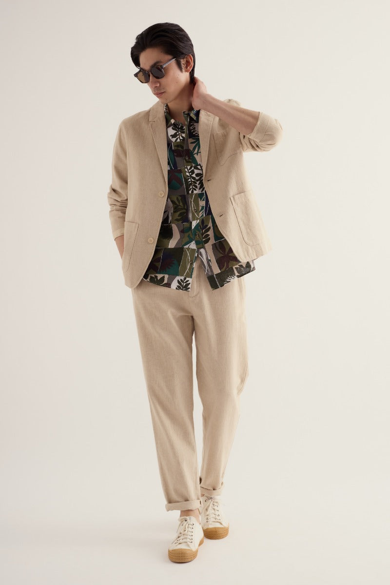 Giacca Uomo Messack Cotone-Lino