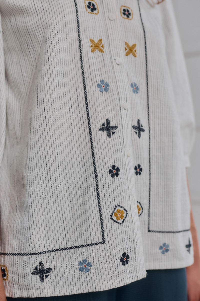 Blusa ricamata Hope Cottage