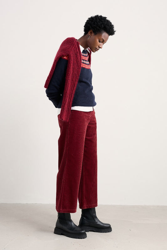Pantaloni in Velluto a Coste Asphodel