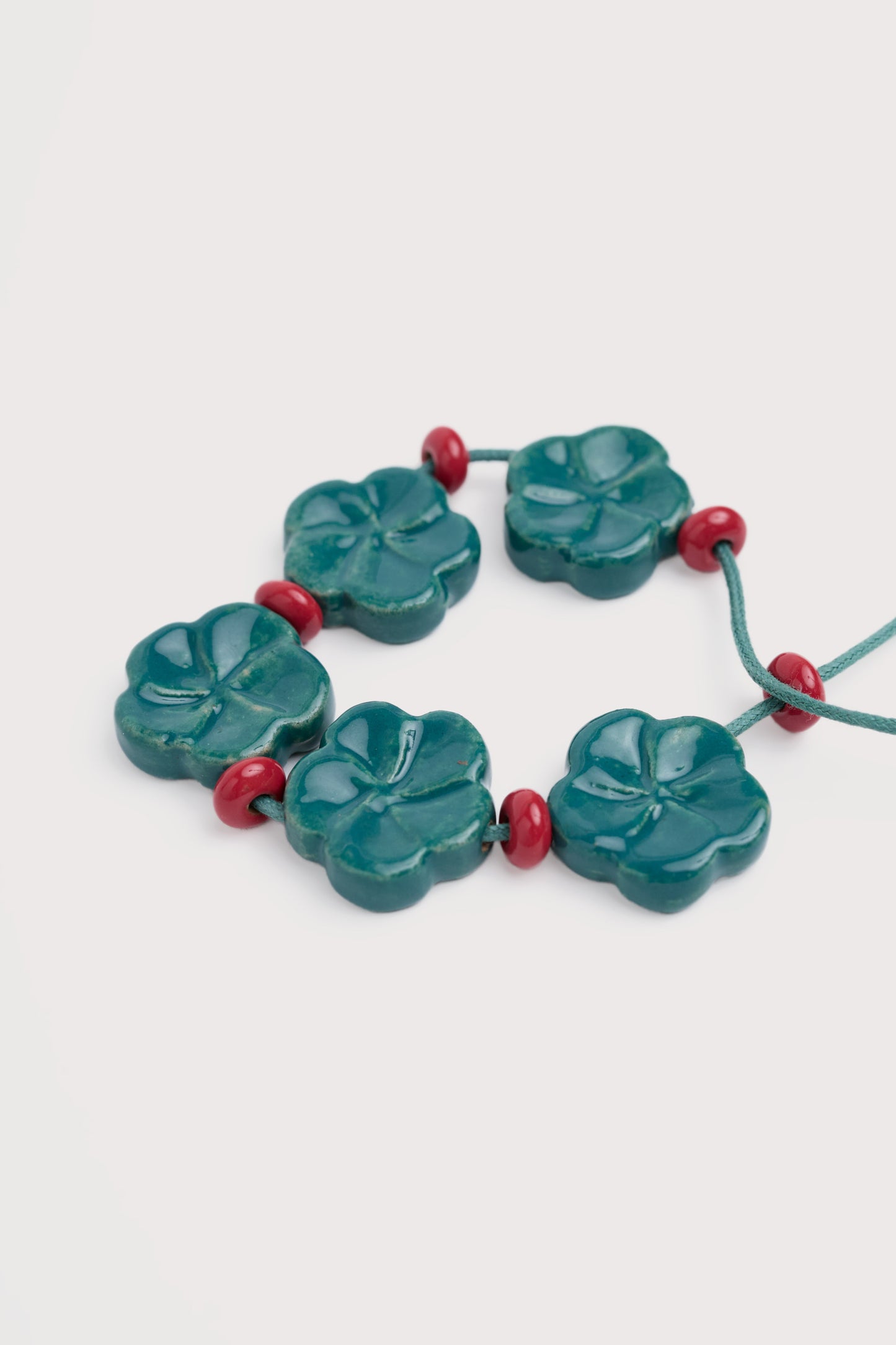Collana con Perline in Ceramica Rosid