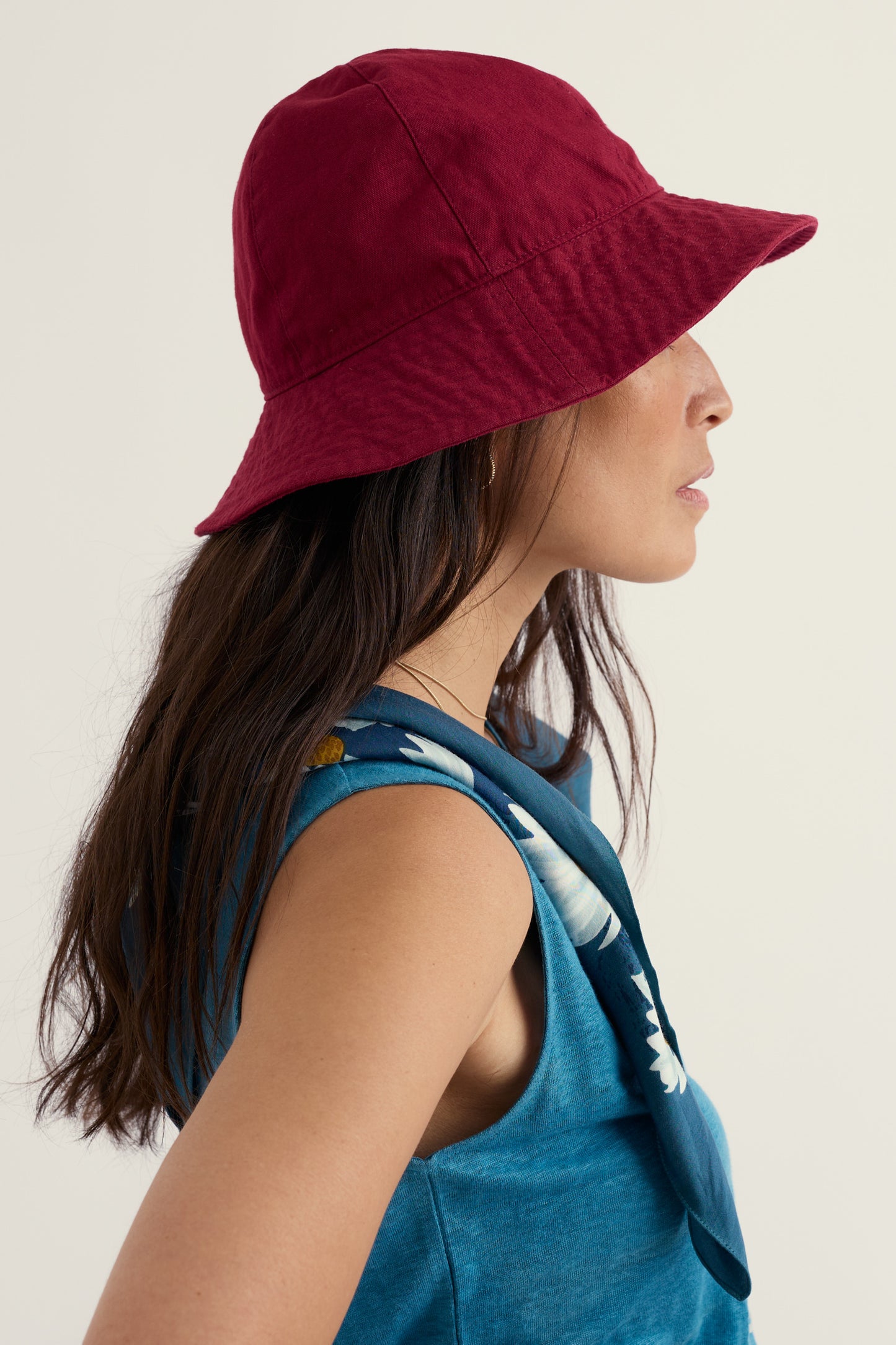 Cappello da sole Celia in cotone riciclato