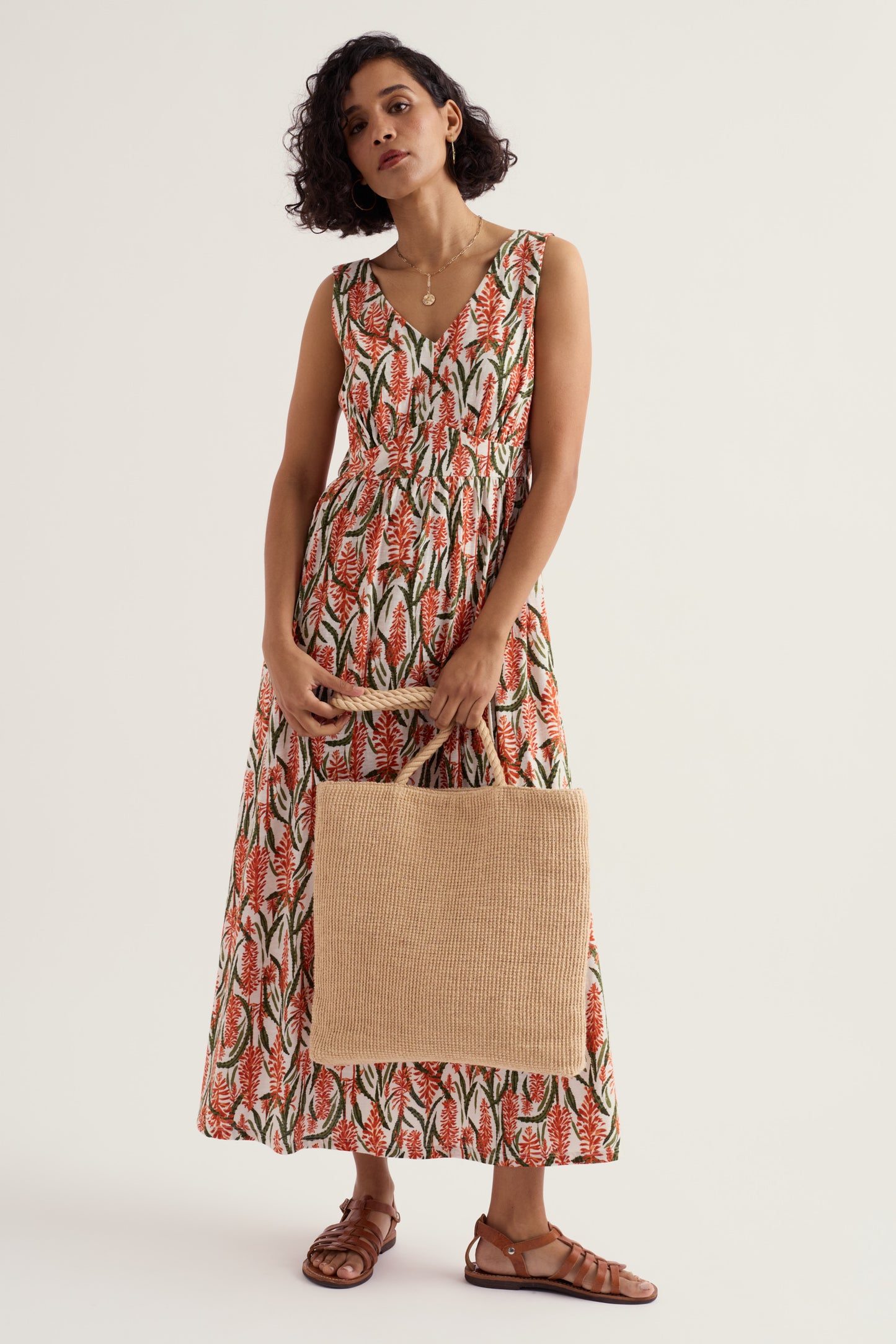 Borsa tote in juta Morwenna