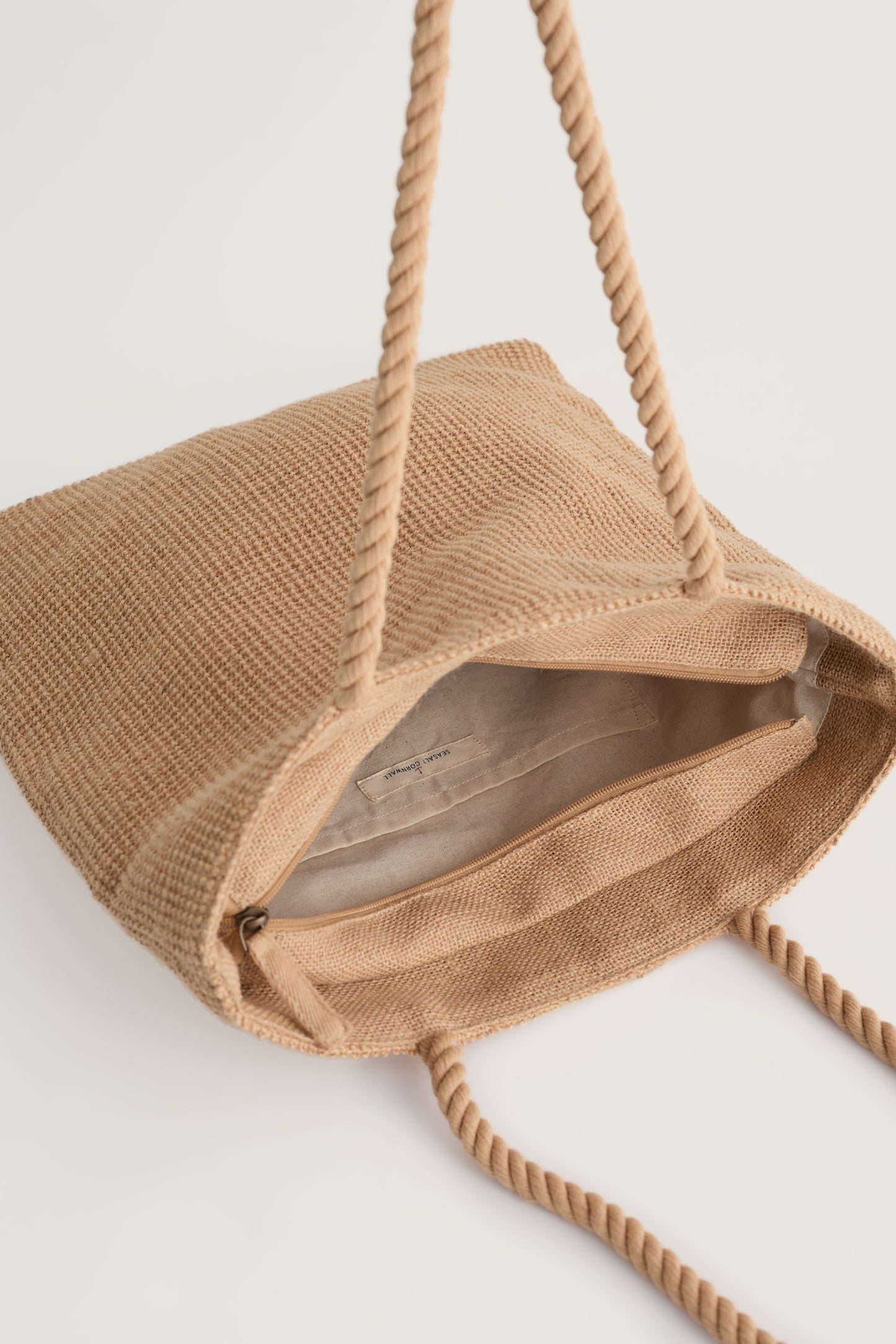 Borsa tote in juta Morwenna