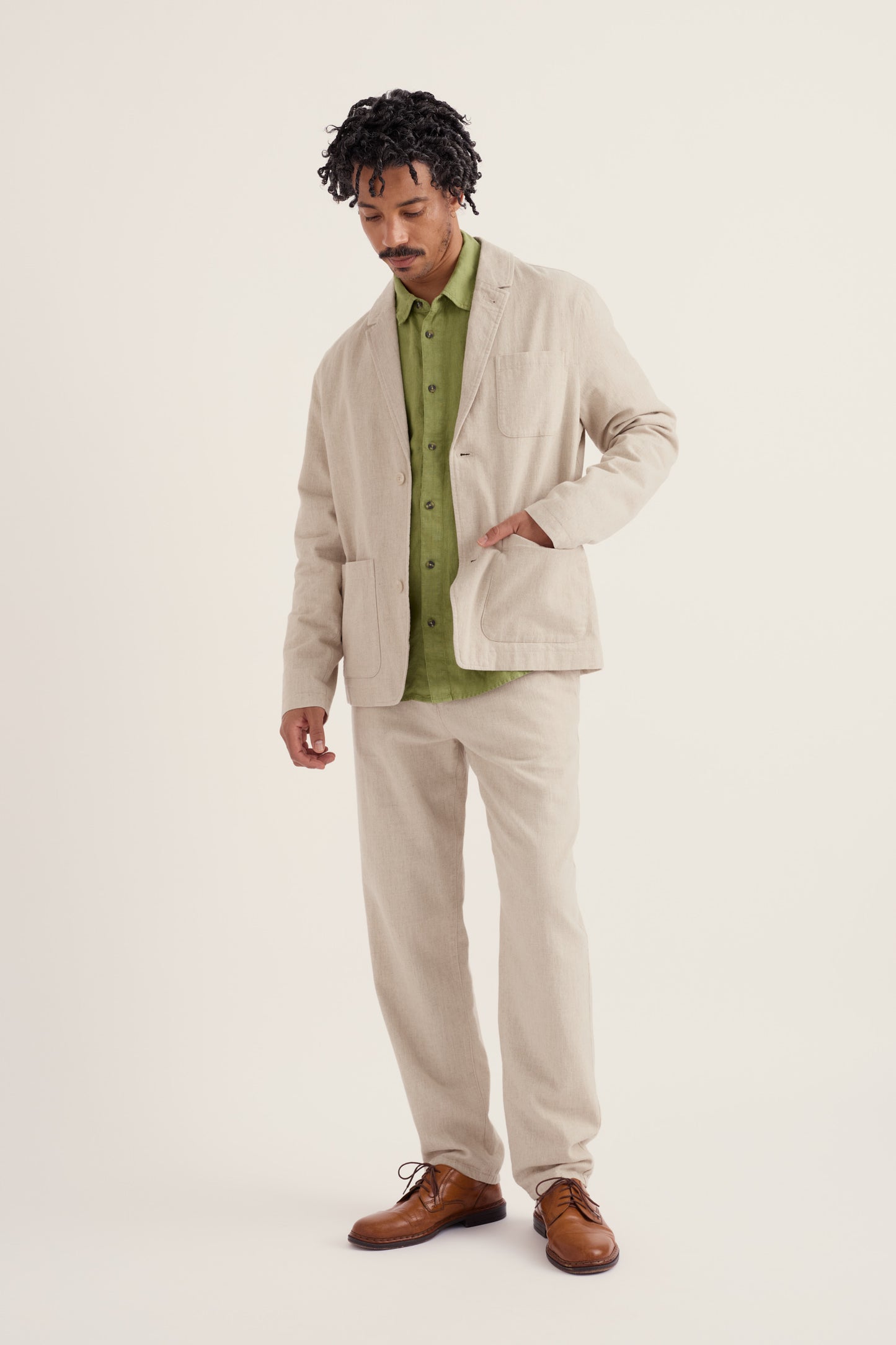 Giacca Uomo Messack Cotone-Lino
