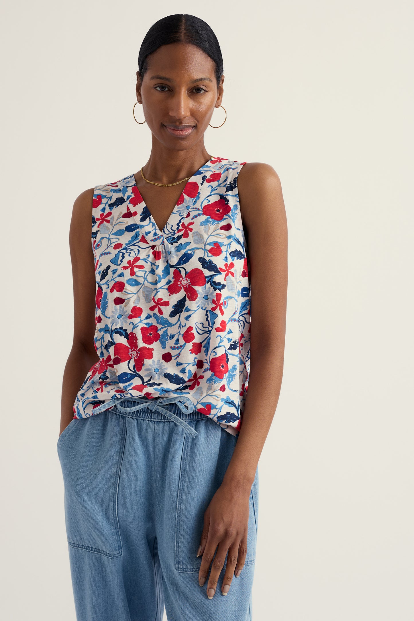 Gilet Achilla con scollo a V