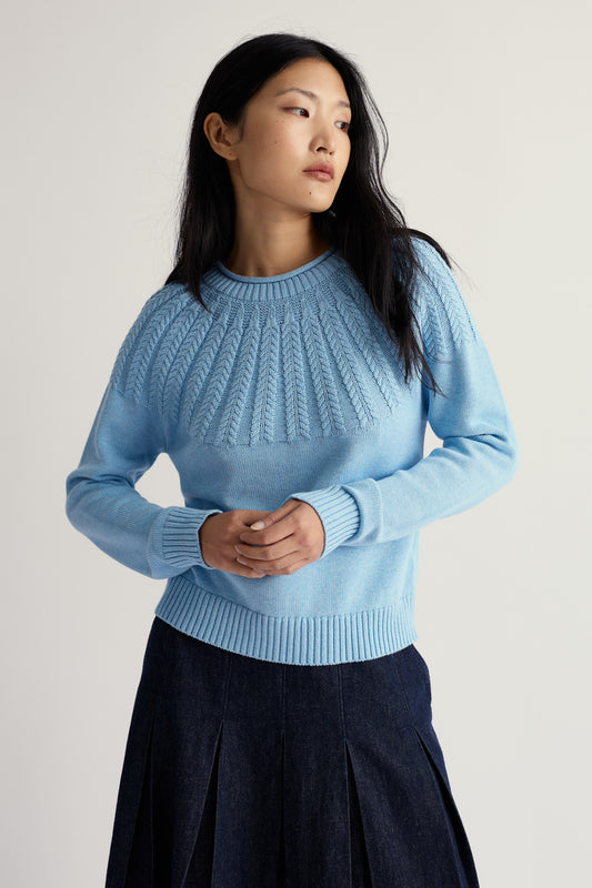 Maglione Stone Chat in Cotone Organico
