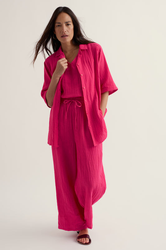 Chemise « Nature morte » en coton biologique certifié GOTS