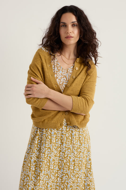 Cardigan Pentire Steps in Lino e Cotone Organico