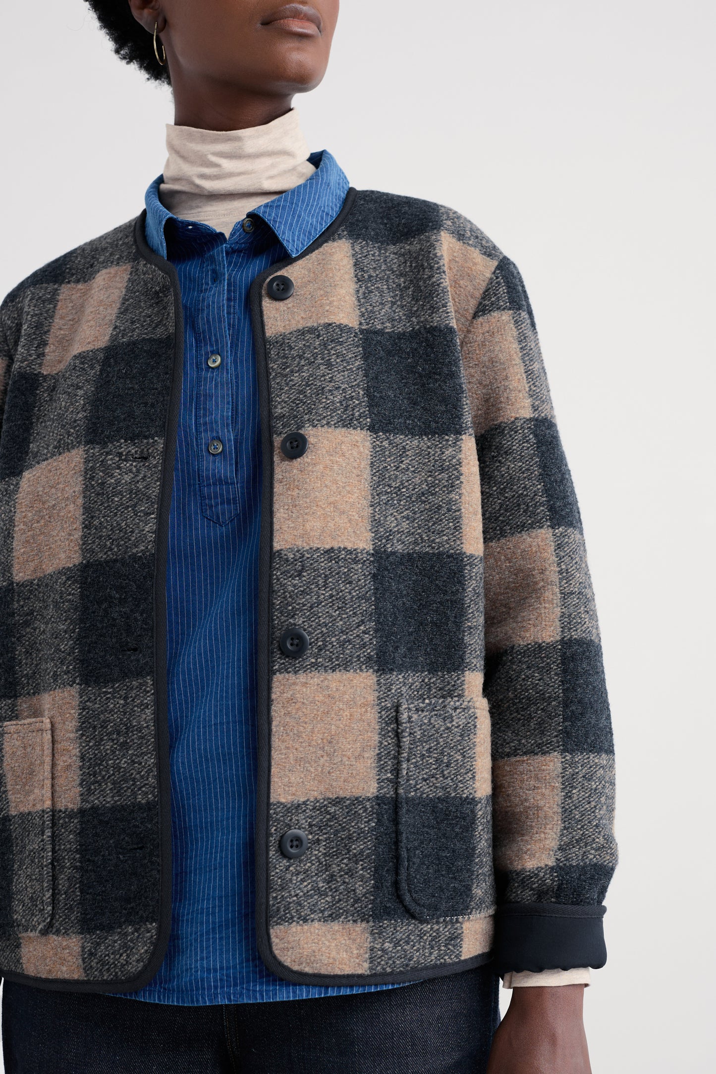 Veste à carreaux Merywen