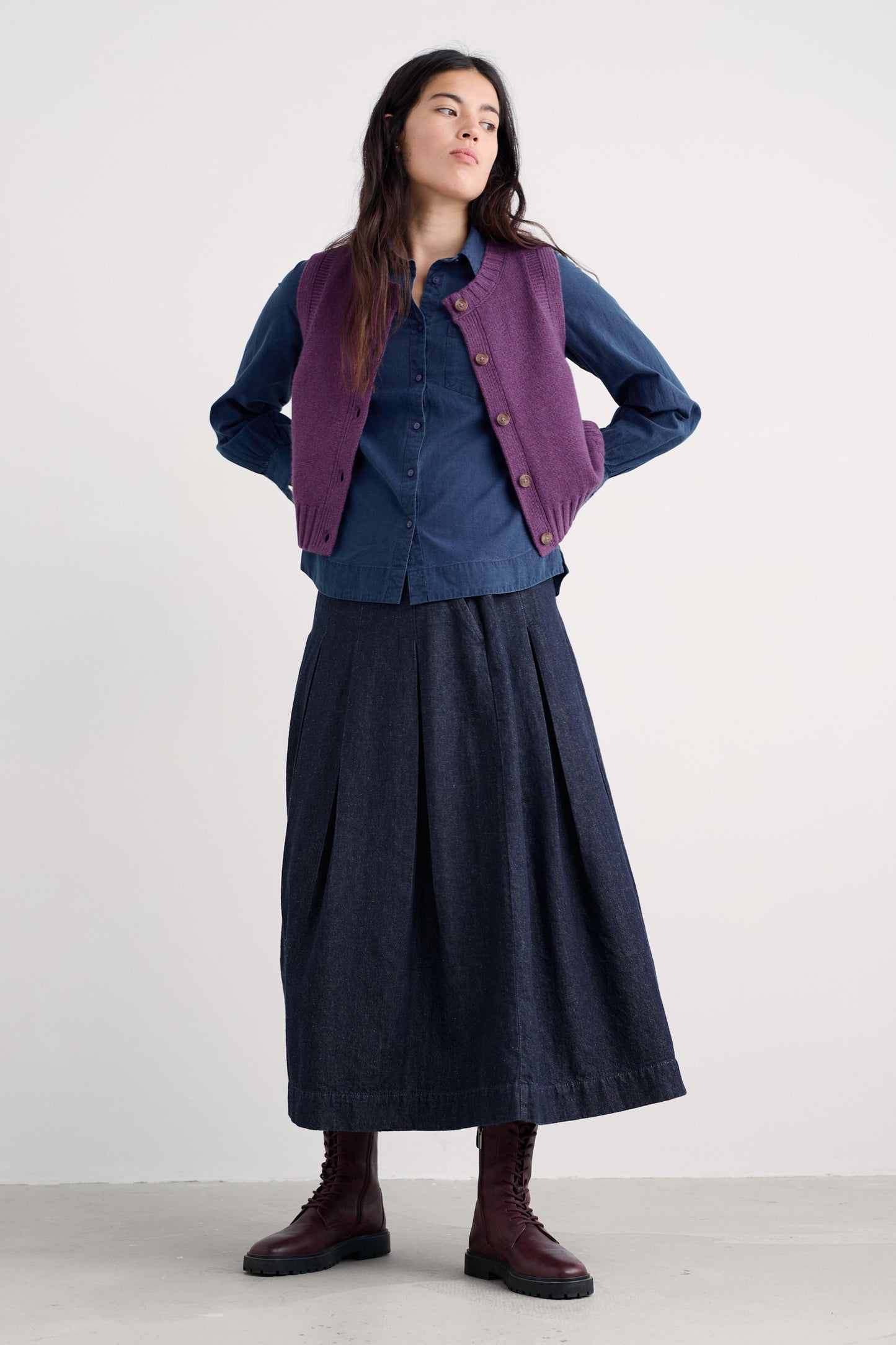 Gilet boutonné Derwenn