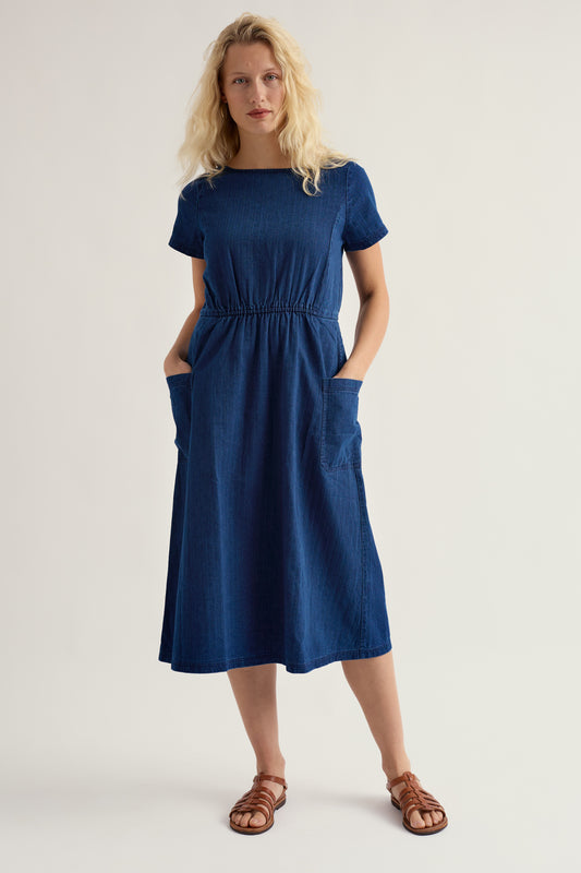 Abito midi in denim Haneth  