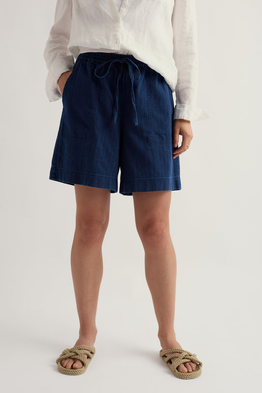 Gearrscáthbhríste Denim Leathan Eskelli