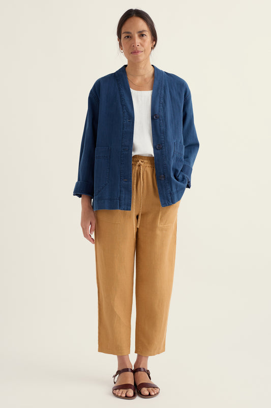 Pantaloni Svasati in Lino Sholl