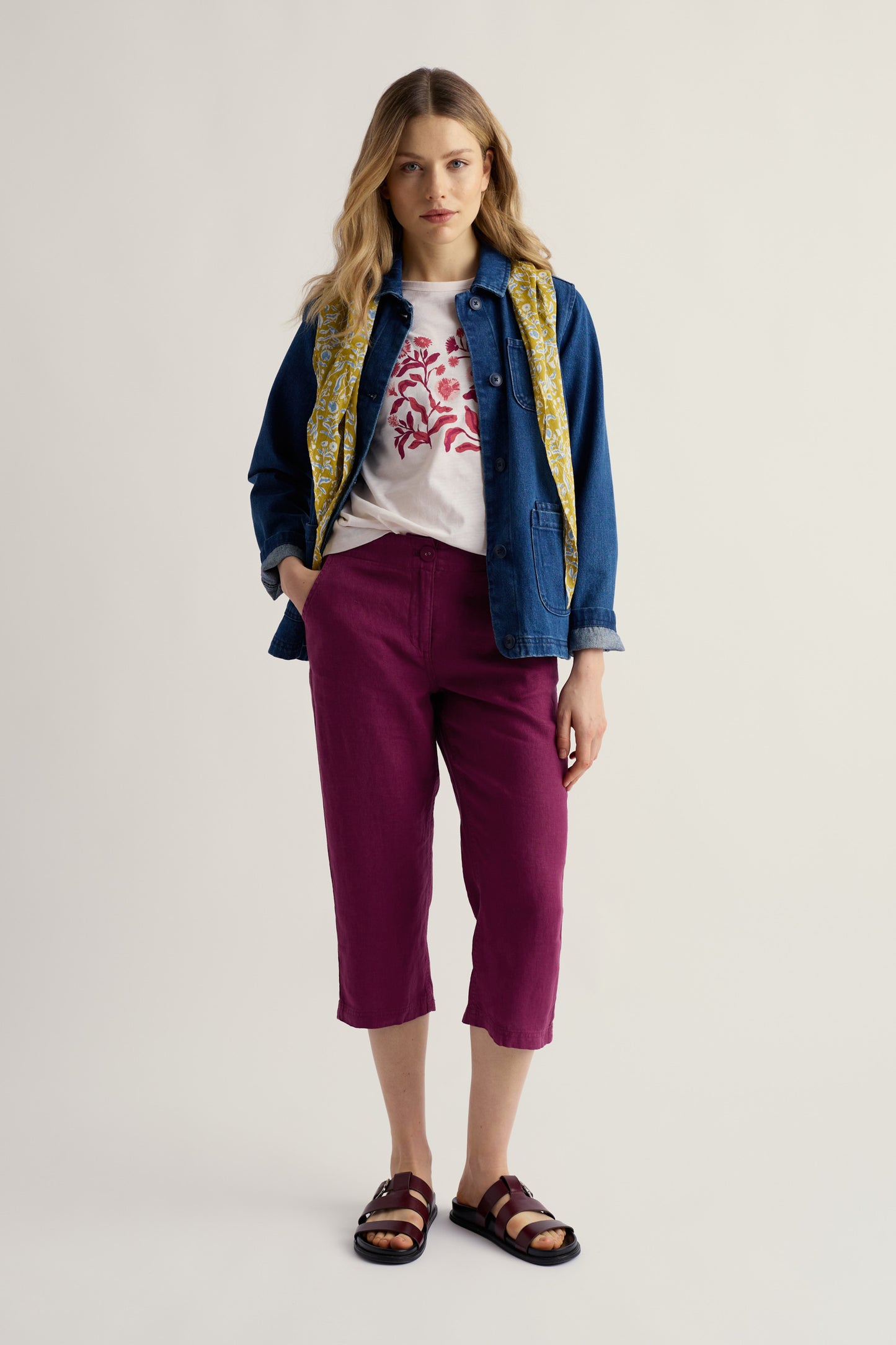 Pantaloni Corti a Gamba Dritta Brawn Point