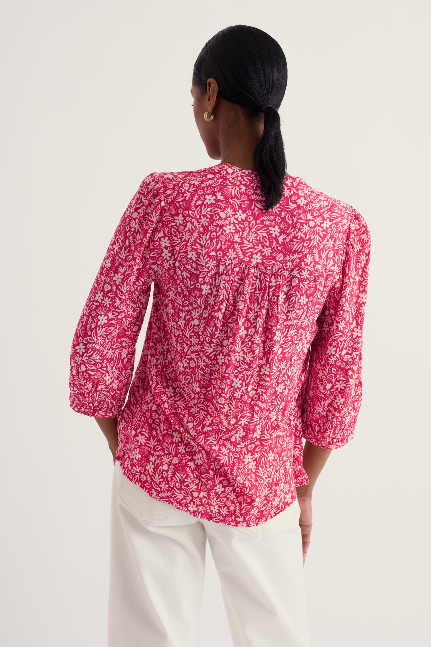 Chemise imprimée Willow Path